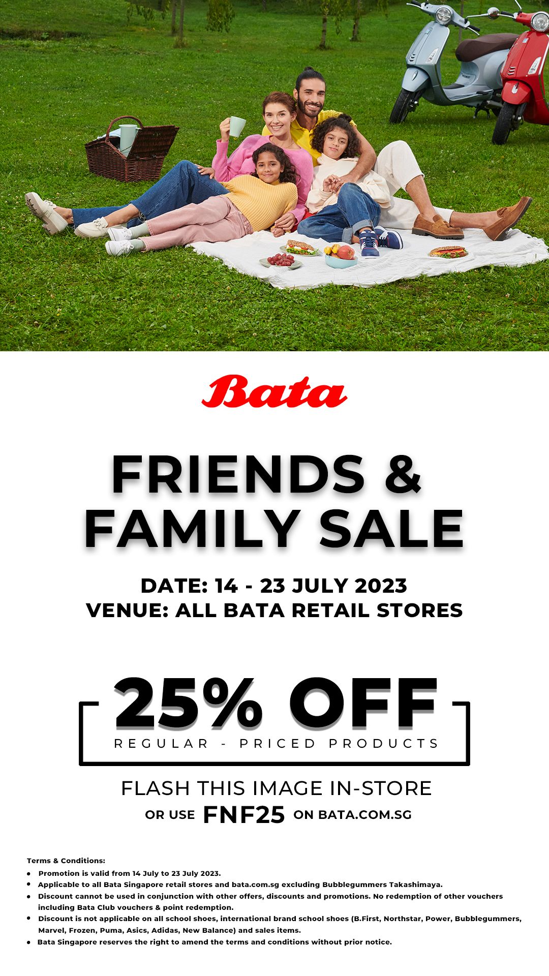 Bata sales promotion outlet